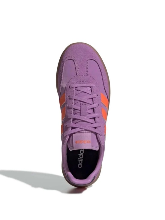adidas Shoes - adidas Barreda Women's Sneaker in Purple with Orange Stripes 985999